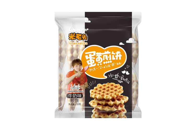 UNCLE POP EGG YOLK WAFFER MILK FLAVOR 150G